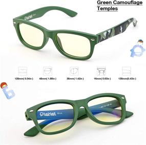 img 3 attached to 👓 AHT Kids Blue Light Blocking Glasses: Essential Eye Protection for Boys and Girls (Age 3-10)