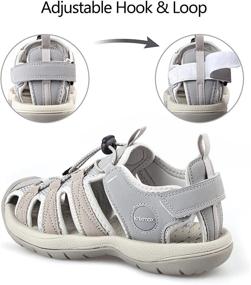 img 1 attached to Knixmax Sandals: Ultimate Breathable Athletic Fishing Shoes for Men