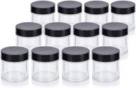 convenient clear acrylic travel refillable container set for travel accessories and toiletries logo