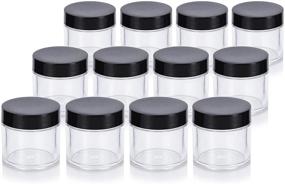 img 4 attached to Convenient Clear Acrylic Travel Refillable Container Set for Travel Accessories and Toiletries