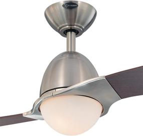 img 3 attached to 💡 Westinghouse Lighting 7223000 Solana Indoor Ceiling Fan with Light, 48 Inch, Brushed Nickel - Remote Control Included