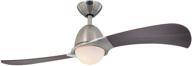 💡 westinghouse lighting 7223000 solana indoor ceiling fan with light, 48 inch, brushed nickel - remote control included логотип