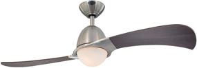 img 4 attached to 💡 Westinghouse Lighting 7223000 Solana Indoor Ceiling Fan with Light, 48 Inch, Brushed Nickel - Remote Control Included