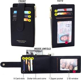 img 1 attached to 👛 ZRTARY Holder Wallets: Stylish Bifold Organizer for Women's Handbags & Wallets