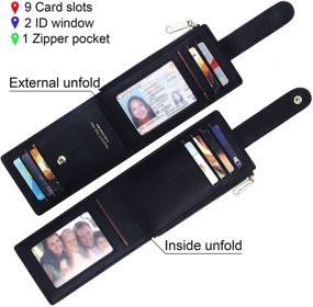 img 2 attached to 👛 ZRTARY Holder Wallets: Stylish Bifold Organizer for Women's Handbags & Wallets