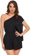 👗 shein women's off-shoulder batwing jumpsuit - stylish women's clothing logo