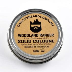 img 2 attached to 🌲 Organic Woodland Ranger Solid Cologne by Oak City Beard Company - 1oz - Pine, Cedarwood, and Fir Blend