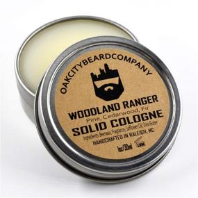 img 3 attached to 🌲 Organic Woodland Ranger Solid Cologne by Oak City Beard Company - 1oz - Pine, Cedarwood, and Fir Blend