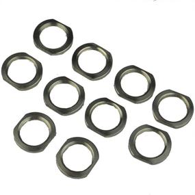 img 1 attached to GOTICAL 5/8-24 Black Steel 308 Jam Nut - High-Quality 7.62, 300 (5 Pieces)