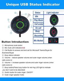 img 1 attached to 🎧 Jiade USB Headset with Microphone for PC, Computer - Noise Cancelling, Mute Function - Ideal for Call Centers, Skype, Webinars, Home Office, UC Softphones, and Teams