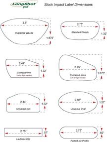 img 1 attached to 🏌️ Enhance Your Golf Game with LongShot Golf Standard Label Roll for Woods