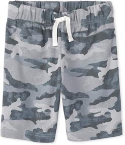 img 1 attached to 🩳 X-Small Boys' Clothing: Children's Place Printed Shorts