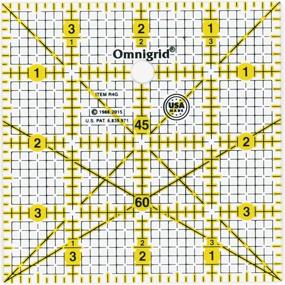 img 2 attached to 📏 Clear 4 x 4 Omnigrid Grid Quilting Rulers