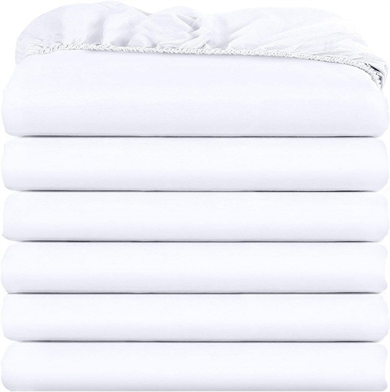 Utopia Bedding Twin Fitted Sheets - Bulk Pack of 6 Bottom Sheets - Soft  Brushed Microfiber - Deep Pockets - Shrinkage & Fade Resistant - Easy Care