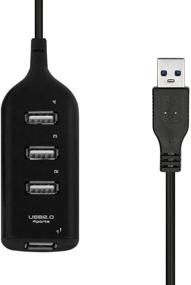 img 3 attached to vipexcellence8 USB Hub 2.0: High Speed 4-Port Multi HUB Splitter for Laptop, PC, Notebook - USB Expansion Adapter