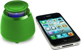 img 4 attached to BLKBOX POP360 беспроводной Bluetooth-динамик - громкоговоритель со звуком 360 градусов для iPhone, iPad, Android-телефонов, Samsung Galaxy, HTC и всех умных устройств - Go-Crazy Green