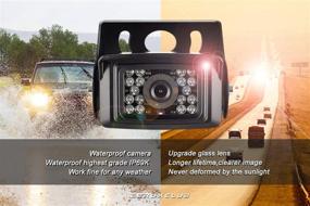 img 2 attached to 🚚 ZEROXCLUB WX02: Waterproof Wireless Backup Camera System for RV/Truck/Semi-Trailer/Box Truck