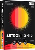 astrobrights 5 color assortment sheets 20272 logo