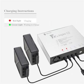 img 2 attached to 💡 DJI Inspire 2 Battery Charger: Simultaneously Charge 4 Batteries and 1 Remote Controller with the 8-in-1 Rapid Parallel Balance Technology