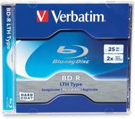 verbatim 25gb blu-ray bd-r lth disc 2x single-layer (low to high speed), 1-disc 96569 logo