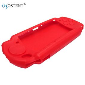 img 3 attached to 🔴 Red Soft Silicone Travel Carry Case Skin Cover Pouch Sleeve for Sony PSP 2000/3000 - OSTENT