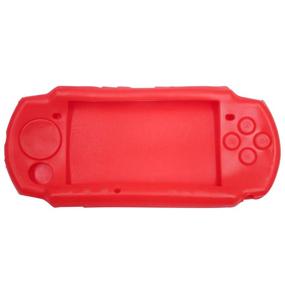 img 4 attached to 🔴 Красный мягкий силиконовый чехол для путешествий для Sony PSP 2000/3000 - OSTENT