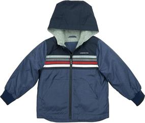 img 2 attached to 🧥 LONDON FOG Midweight Resistant Hooded Boys' Jackets & Coats: Ultimate Protection and Style