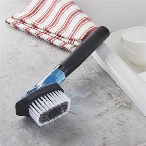 img 1 attached to 🧽 Black KitchenAid Soap Dispensing Sink Brush: Enhance Your Kitchen Cleaning Routine!