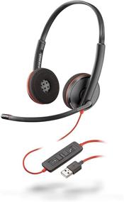 img 4 attached to 🎧 Enhanced Plantronics Blackwire 3220 Stereo Headset with Boom Mic - USB-A Connectivity for PC/Mac Integration