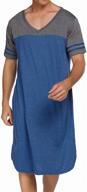 👕 men's xxxl ekouaer nightshirts - comfortable sleepwear & pajamas logo