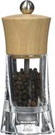 🌶️ peugeot oleron pepper grinder 5.5 inch - natural finish logo