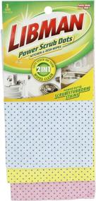 img 2 attached to 🧽 Libman 337 Power Scrub Kitchen and Dish Wipes with Dots