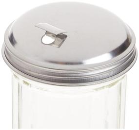 img 1 attached to 🥤 12 oz Glass Sugar Shaker with Lid by American Metalcraft