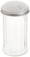 🥤 12 oz glass sugar shaker with lid by american metalcraft logo