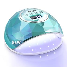 img 4 attached to Janolia UV Nail Lamp Review: 86W UV LED Nail Dryer with 4 Timer Setting for Professional Gel Nail Polish Drying, Automatic Sensor and Over-Temperature Protection