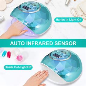 img 2 attached to Janolia UV Nail Lamp Review: 86W UV LED Nail Dryer with 4 Timer Setting for Professional Gel Nail Polish Drying, Automatic Sensor and Over-Temperature Protection