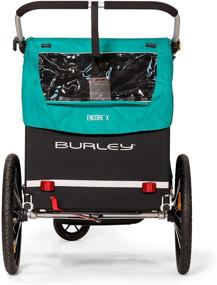 img 2 attached to 🚲 Encore X Burley Kids Bike Trailer & Stroller, 2 Seater