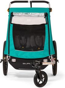 img 3 attached to 🚲 Encore X Burley Kids Bike Trailer & Stroller, 2 Seater