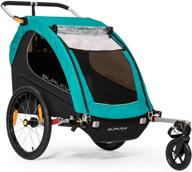 🚲 encore x burley kids bike trailer & stroller, 2 seater logo