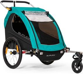 img 4 attached to 🚲 Encore X Burley Kids Bike Trailer & Stroller, 2 Seater