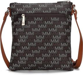 img 1 attached to 👜 MKF Collection Women's Crossbody Pocketbook with Adjustable Strap - Handbags & Wallets for Crossbody Style