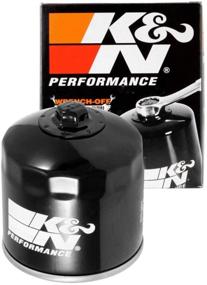 img 4 attached to 🏍️ High Performance K&N Motorcycle Oil Filter KN-202 (Black) - Premium Synthetic or Conventional Oil Compatible, Fits Select Honda and Kawasaki Vehicles