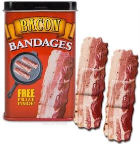 img 4 attached to Bacon Strip Bandages by Accoutrements