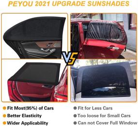 img 2 attached to 🌞 PEYOU Car Window Shade: Ultimate UV Protection for Kids, Babies, Women, Pets | Universal Fit for 95% Cars – Block 99% of Harmful Rays