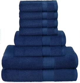 img 4 attached to Glamburg Ultra Soft 8 Piece Towel