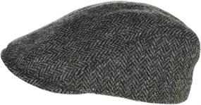 img 4 attached to 🧢 Irish Tweed Slim Fit Touring Cap - Genuine, Made in Ireland