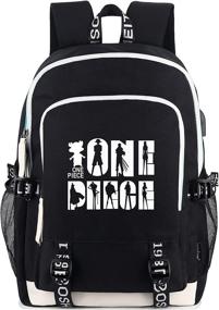 img 4 attached to 🎒 Roffatide Whitebeard Schoolbag Backpack with Built-in Headphone