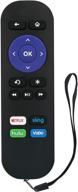 smoothly control your roku express hd lt xs xd media player box with the vinabty new ir replacement remote control: perfect for netflix and sling logo