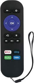 img 4 attached to Smoothly Control Your Roku Express HD LT XS XD Media Player Box with the VINABTY New IR Replacement Remote Control: Perfect for Netflix and Sling