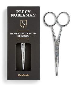 img 4 attached to Precise Grooming with Beard and Mustache 💈 Scissors by Percy Nobleman: A Cut Above the Rest!